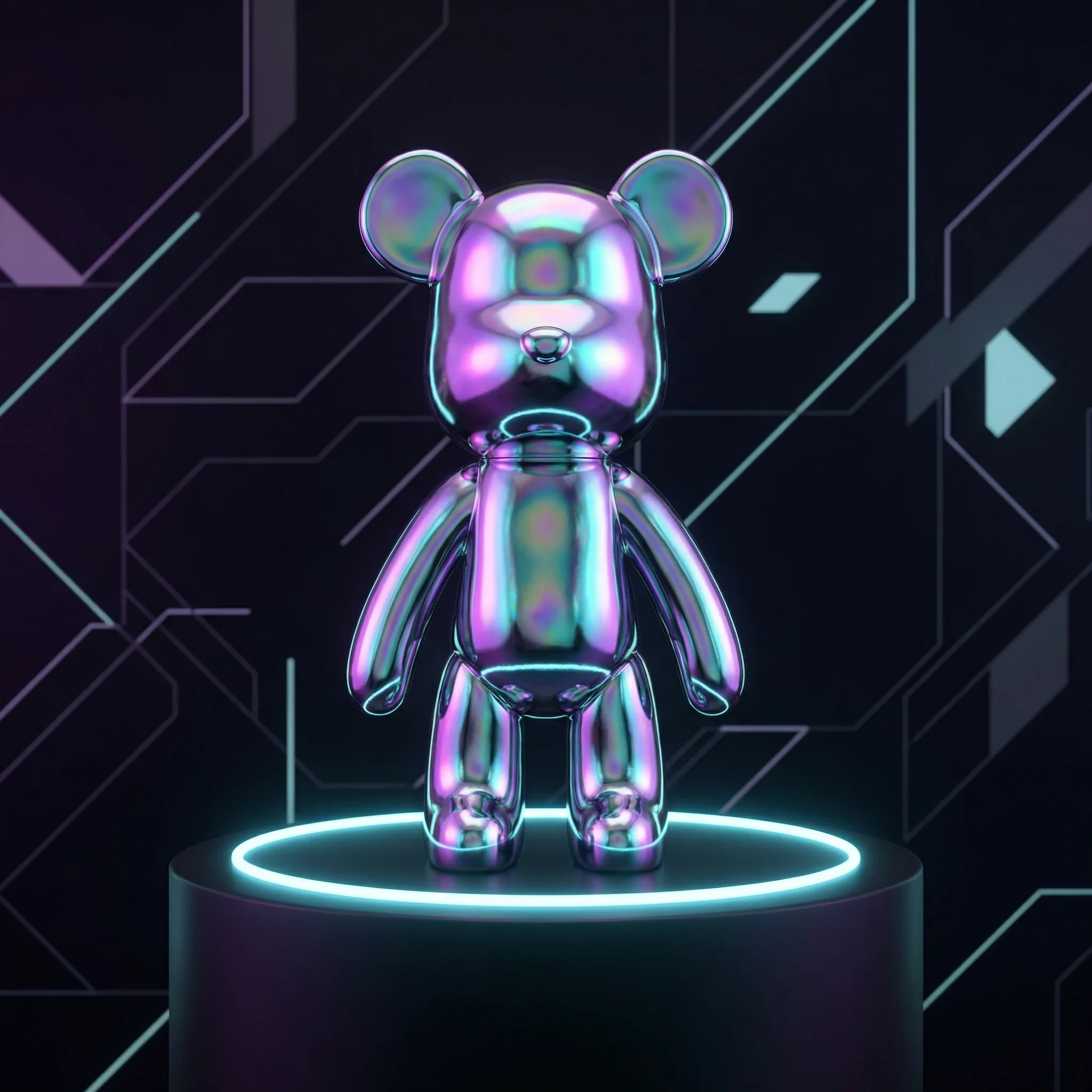 设计师联名潮流艺术熊